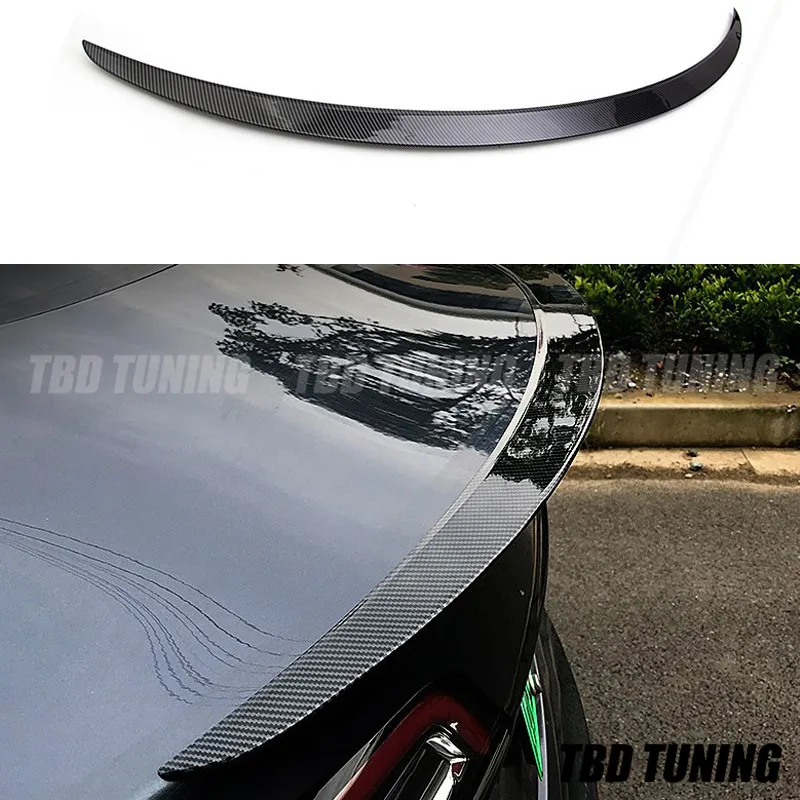 Задний спойлер багажника из углеродного волокна для Tesla Model 3 2016 2017 2018 2019
