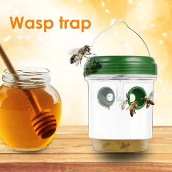 

Plastic Insect Catcher Outdoor LED Solar Powered Flying Bee Hornet Fly Trap Easily Carrying Part Eco-friendly Tool