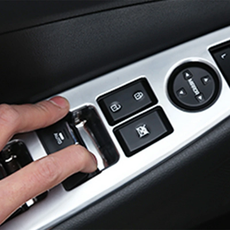 Для hyundai Tucson Tl Внутренняя дверь, окно, кнопка включения, панель, крышка, рамка, украшение автомобиля, стиль