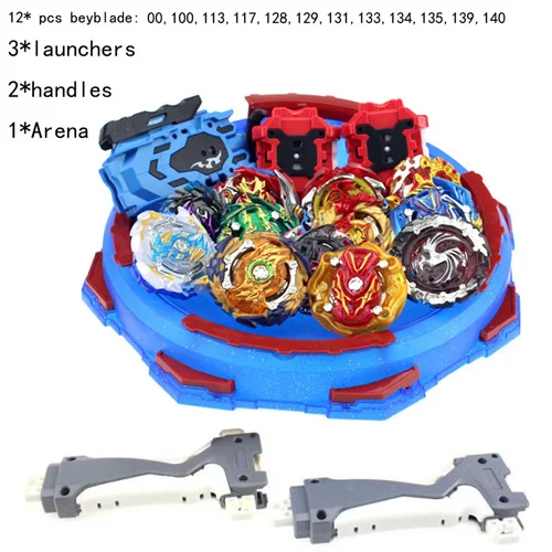 Набор игрушек Beyblade Burst TAKARA TOMY, бейблэйд Арена, бейблэйд, металлический сплав, 4D, с пусковым устройством, волчок, игрушки - Цвет: combination - C3