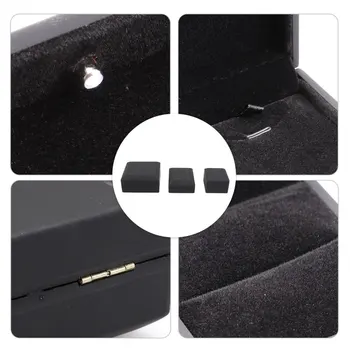 

3pcs LED Lighted Jewelry Box Ring Pendant Box Creative Bracelet Storage Case