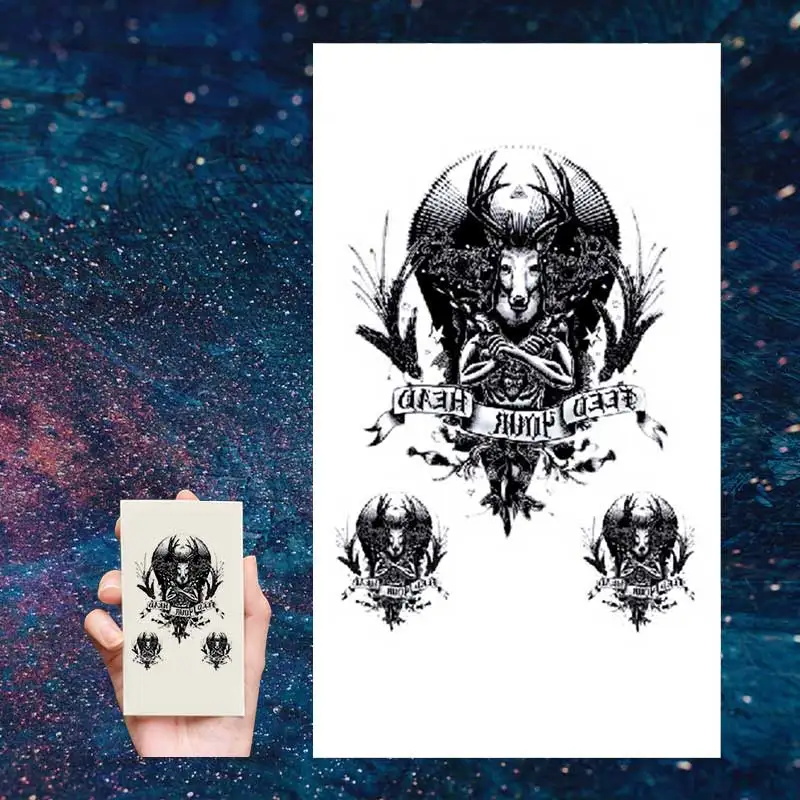 1 pcs Fake Tattoo Sticker Waterproof Flower Arm Tattoo Sticker Realistic Temporary Tattoo Unique Body Art