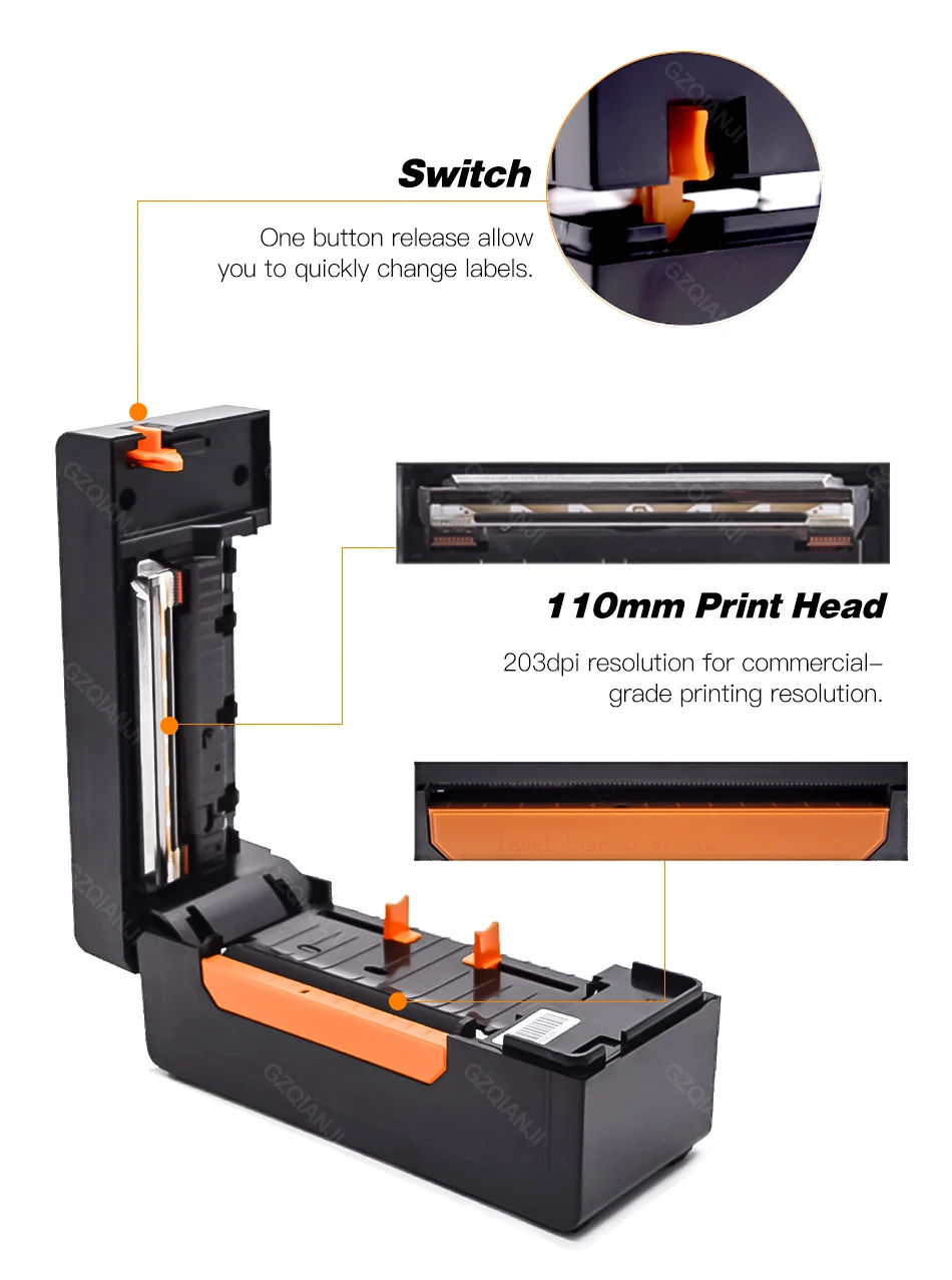 bluetooth label printer 4x6