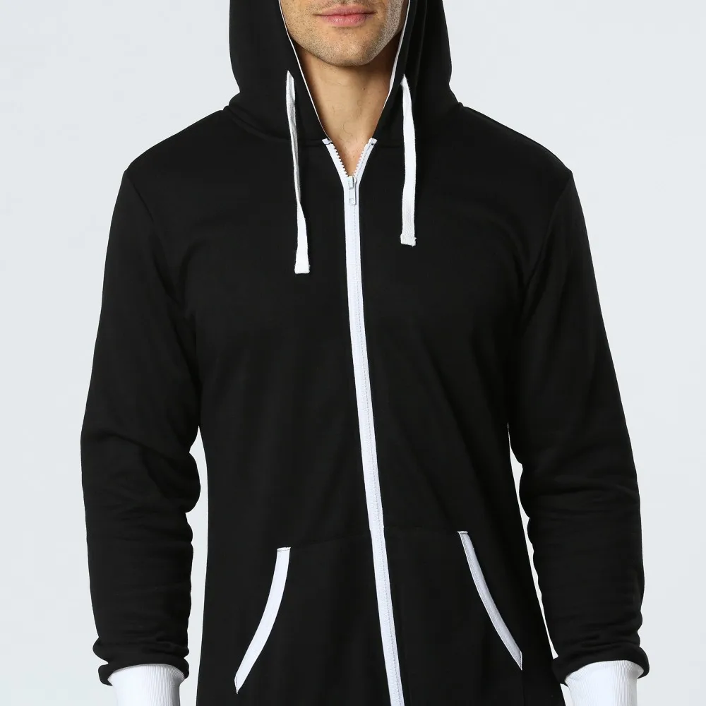 Tmall Quality Pijama Hombre Hooded Jumpsuit Men Onesie for Adults One Piece Sleepwear Long Satin Pajamas Man Night Wear 2XL Tmall Quality Pijama Hombre Hooded Jumpsuit Men Onesie for Adults One Piece Sleepwear Long Satin Pajamas Man Night Wear 2XL