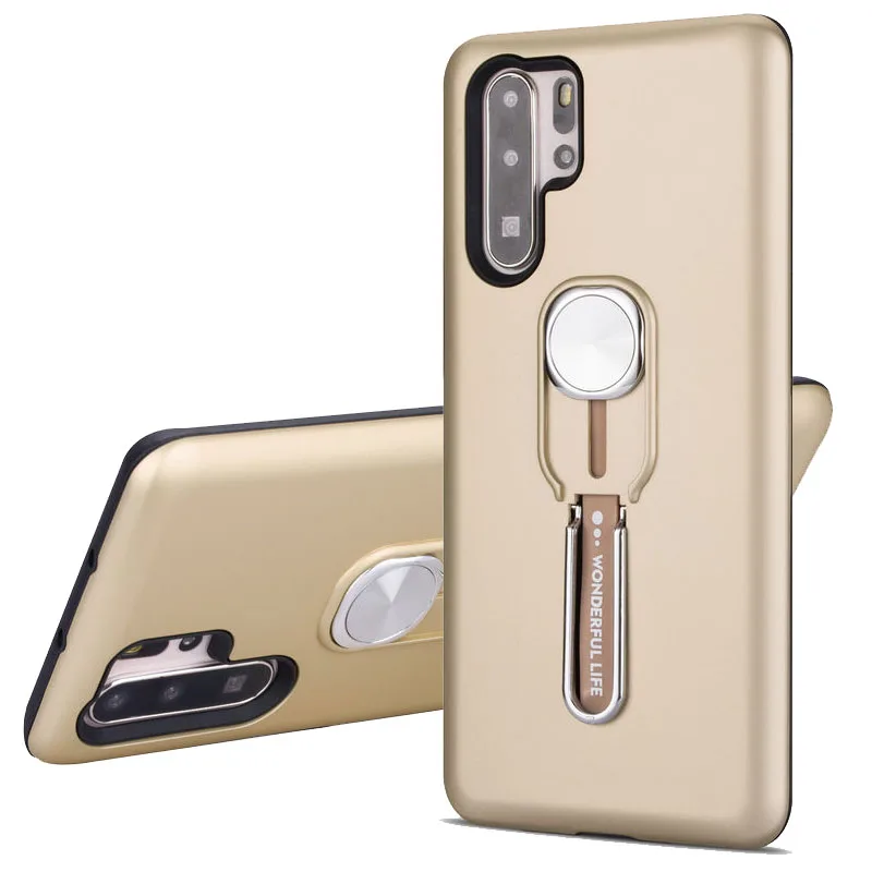 

HuaWei P30 Pro Case Multifunction Hard PC protection Back Cover For HuaWei P30 Pro fashion magnetic Car bracket Shockproof Case