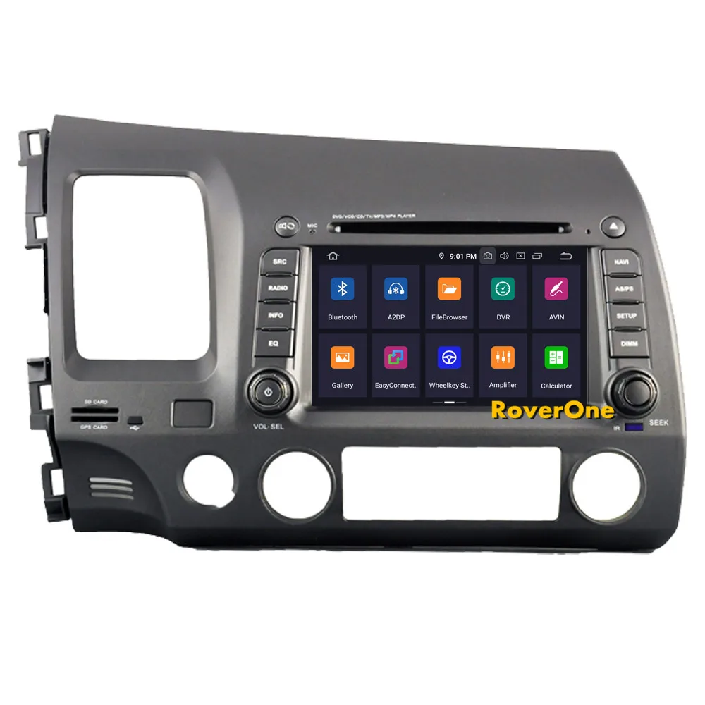 Excellent RoverOne Car Radio Stereo For Honda For Civic 2006 - 2011 Android 9.0 Octa Core DVD GPS Navigation Central Multimidia PhoneLink 14