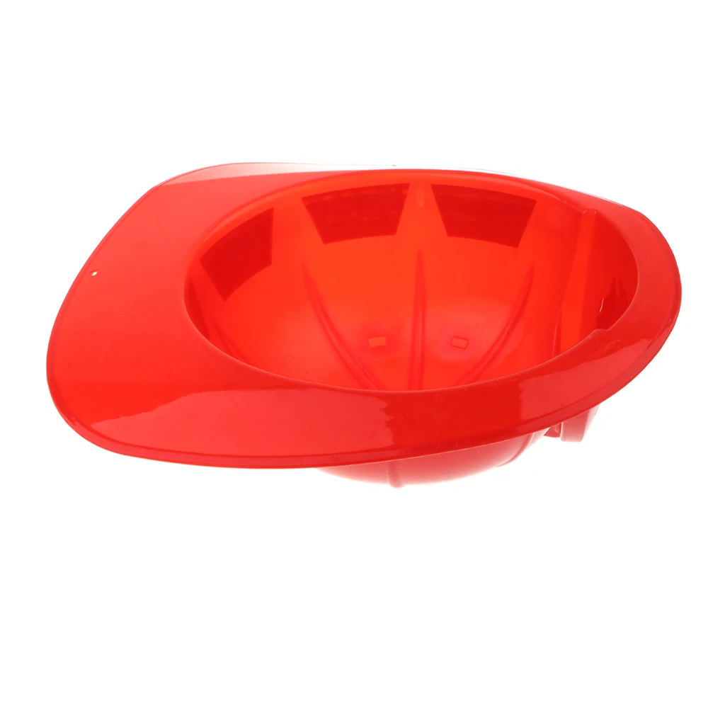 Pretend Play Children Plastic Fireman Helmet Chief Hat Fancy Dress Role Playing - Red