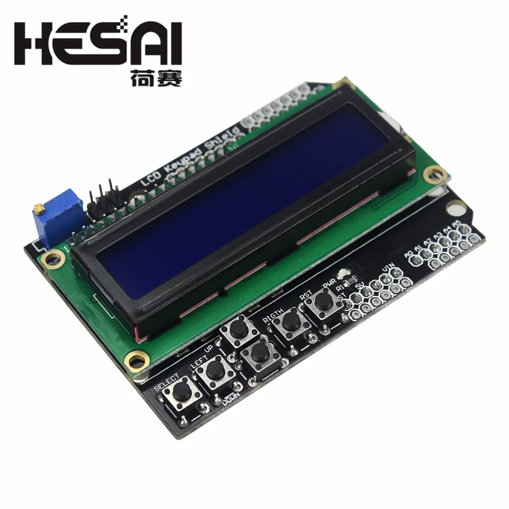 Защитный ЖК экран с клавиатурой дисплей 1602 синий модуль дисплея для arduino Комплект
