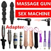 Hand electric drill bit Adapter Fascia Massage Gun Head to Sex Machine Vibrators Dildo Sex Toys for Female Women Man sex shop 1