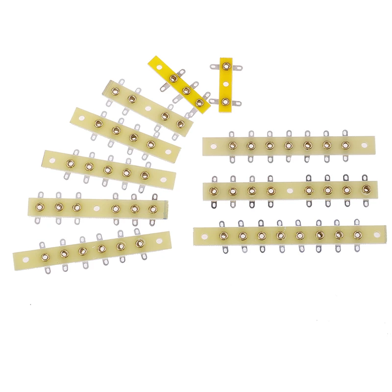 8-Pin FR4 Клеммная полоса тег доска точка-точка 8 Вилки гитары ламповый усилитель DIY