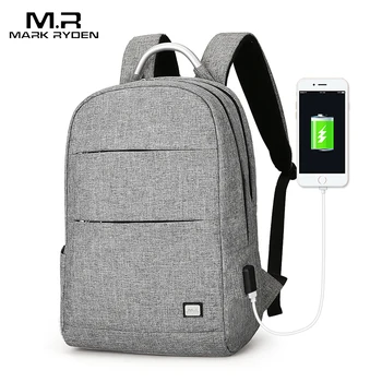 

Mark Ryden New Large Capacity 15.6 inch Daily School Backpack Multifunctional USB Charging Man Laptop Backpack for Teenager