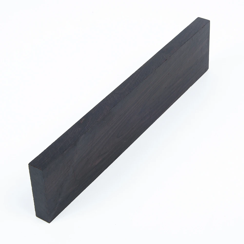 

20x4.5x1.1cm Wood East Africa Ebony Handicraft Raw For Guitars Musical Instrument DIY Knifes Handle Material Knives
