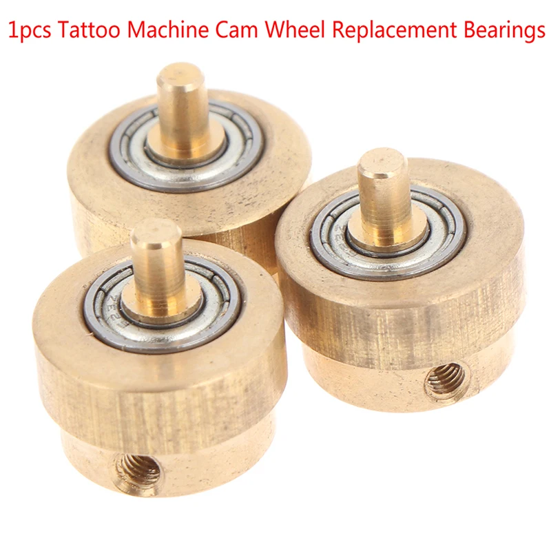 

1pc Bronze Tattoo Machine Bearing Practical Rotary Tattoo Machine Cam Wheel Cam Replacement Bearings Parts Accessories
