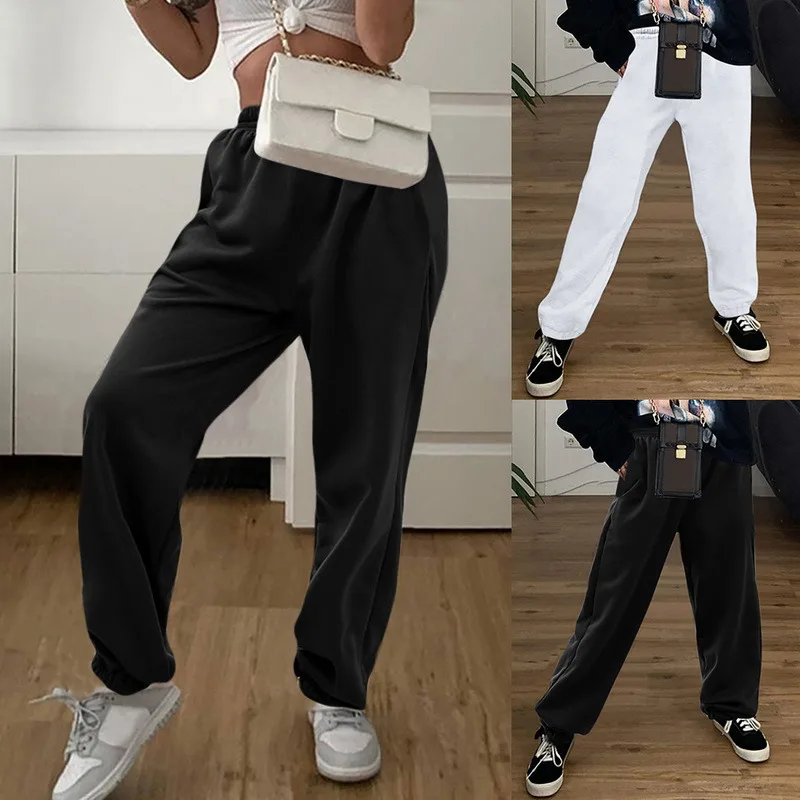 Women pants Black Jogging Sweatpants Women for pants Baggy Sports Pants Gray Jogger High Waist Sweat Casual Trousers For Female