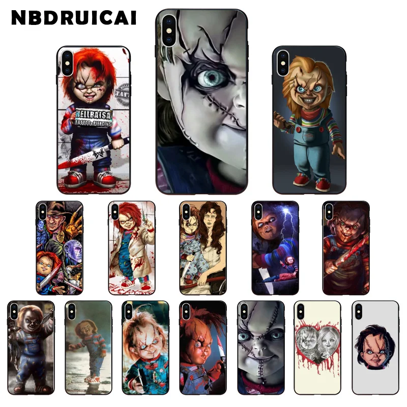 NBDRUICAI Чаки ужасная чурса Детские фильмы чехол для телефона iPhone 11 pro XS MAX 8 7 6 6S Plus X