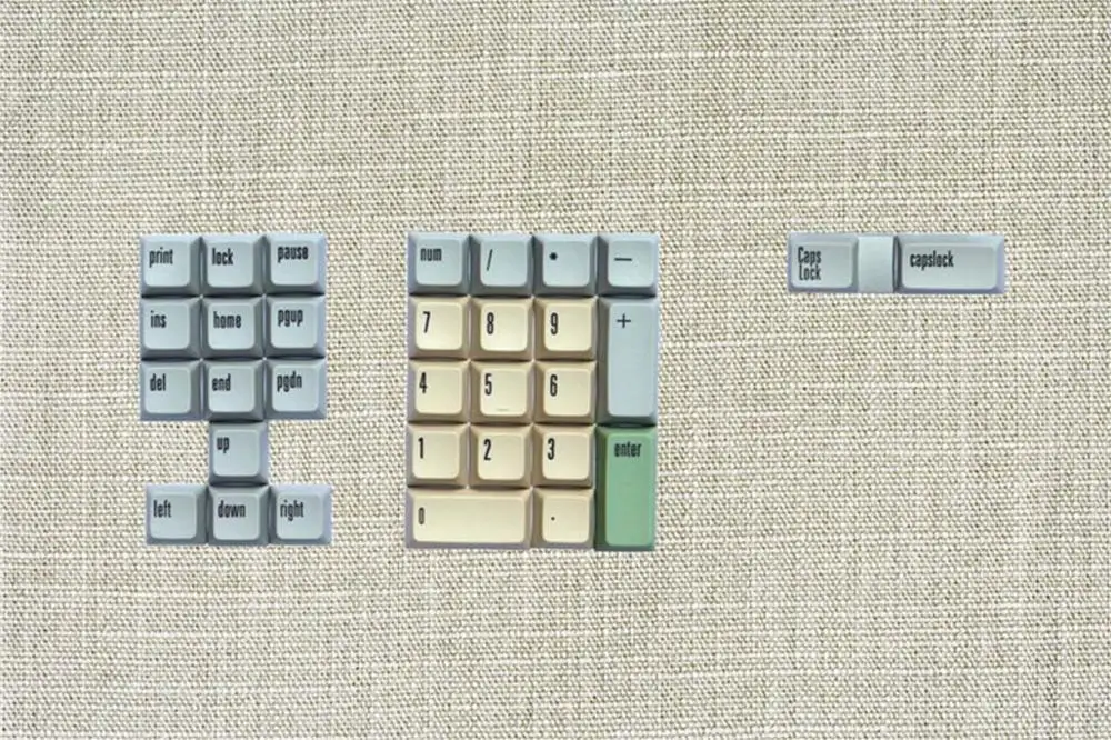 PBT SA Keycaps XDAS высоко сублимационный холст большой полный набор ключей 108