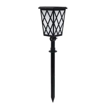 

Solar 48 LED Pillar Flame Lamp Durable Plastic Waterproof Light Control Pluggable for Outdoor Garden Courtyard Fence Lighting
