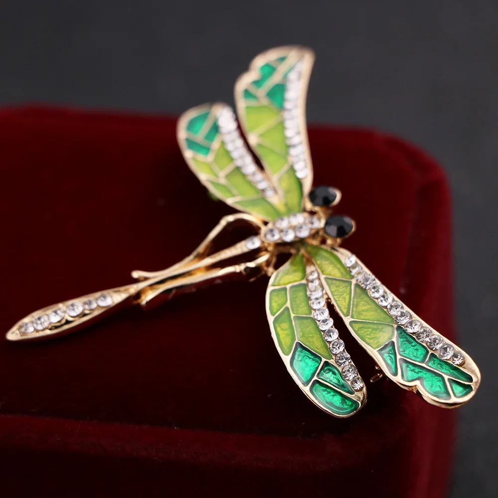 Модная новинка корейские Броши в форме стрекозы ювелирные изделия пряжка