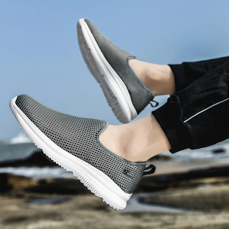 Mocasines ligeros transpirables para Hombre, zapatos casuales cómodos de verano, para caminar, novedad de 2021 zapatillas hombre zapatillas mujer zapatillas sneakers zapatos hombre zapatillas de deporte deportivas homb - Imagen 4