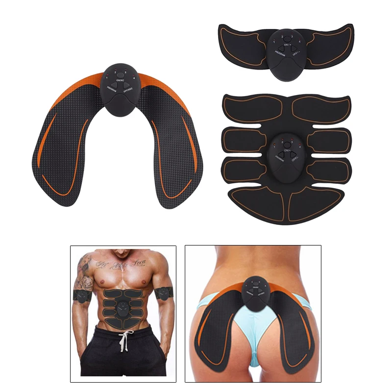3Pack Stimulator Training Gym Fitness Gear Muscle Abdominal Toning Belt Strength Fitness Equipments