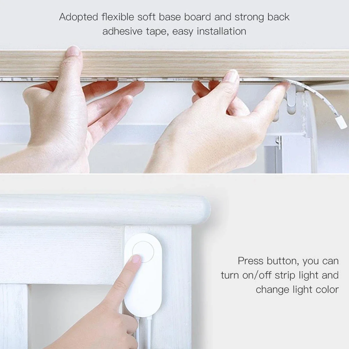 Yeelight YLDD05YL 1S 2M Smart APP RGB LED Strip Light Work with Homekit SmartThings+US Plug(Xiaomi Ecosystem Product)