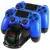 2020 New LED Charging for PS4 Dock Dual Charger Fast Charging Station Gamepad Stand Holder Base for PlayStation 4 PS4/Pro/Slim