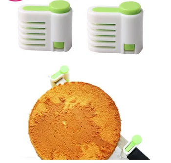 

2 Pcs 5 Layers Cake Bread Cutter Leveler Slicer Cutting Fixator Tools Kitchen Bakeware Tool DIY Cake Bread Slicer Cutter 70