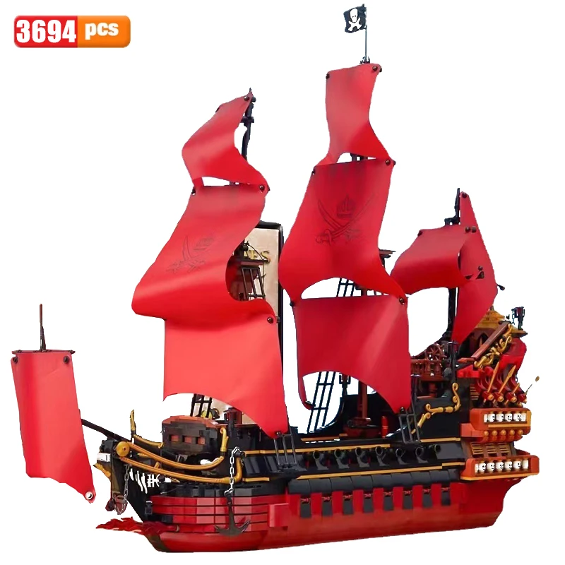 LAKIN Bateau Pirate Blocs de Construction, Maquette de Navire Pirates de Black  Pearl, 2868 Pièces Jeu de Construction Compatible avec Lego Bateau Pirate :  : Jeux et Jouets