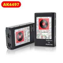 Zishan T1 4497 AK4497EQ DAC DAP сенсорный экран профессиональный музыкальный плеер без потерь MP3 HIFI портативный DSD с 2,5 мм сбалансированный AK4497
