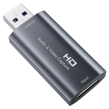 

o Video Capture Card HDMI to USB 2.0 HD 1080P 30Fps Record Camcorder Video Grabber for Conference Live Broadcasting
