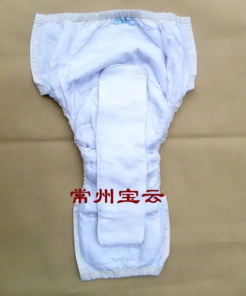 FUUBUU2043-WHITE-XL PVC/ Adult Diaper/ incontinence pants/Adult baby