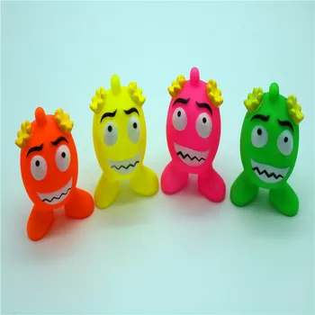 

Vinyl Sound Making Cartoon Monster Dog Toy Pet Bite Resistant Molar Toy
