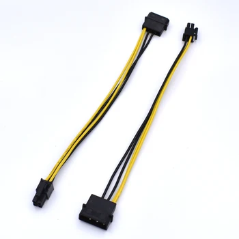

20pcs/lot 20cm 4 Pin Ide Molex To Motherboard 4-Pin P4 CPU Power Adapter Cable