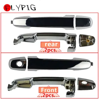 

New Plastic ABS FL FR RR RL Handle Outer Door Chrome For Toyota Vigo Vios Altis Camry 2008-2011 High Quality