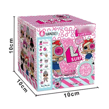 

LOL Dolls Surprise Doll Demolition Egg Toy Flash Powder Dress Up Doll Ball with Magnifying Glass Toy Blind Box Girls Gifts