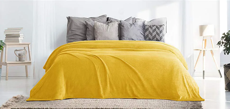 CANIRICA, желтое одеяло, мягкое одеяло s для кроватей, Флисовое одеяло s и выбрасывает, покрывало для дивана, теплое зимнее украшение