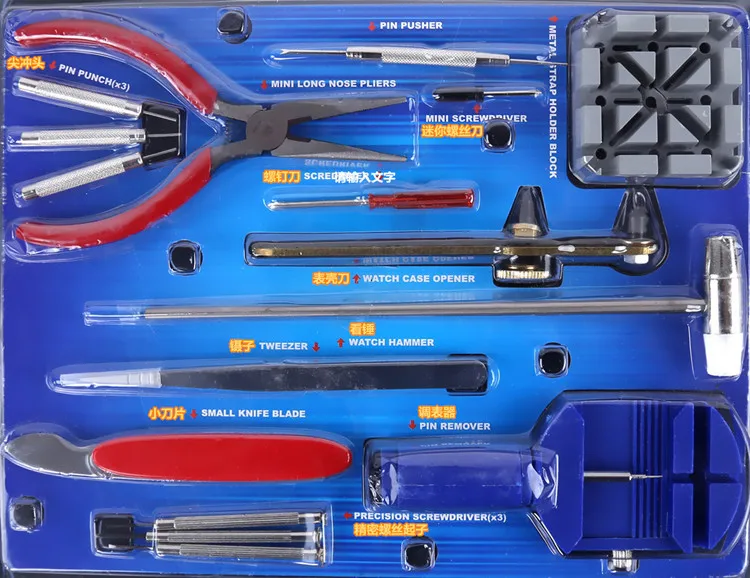 16 Pieces Watch Repair Tools Kit Watch Strap Removal Tool Watchband Disassembly Tool Screwdriver Watchmaker Tools Parts (3)