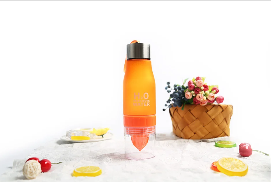 juice cup Бутылка для воды для заварки, пластиковая бутылка для фруктовых напитков, Спортивная бутылка для сока, лимона, портативный чайник - Цвет: juice cup