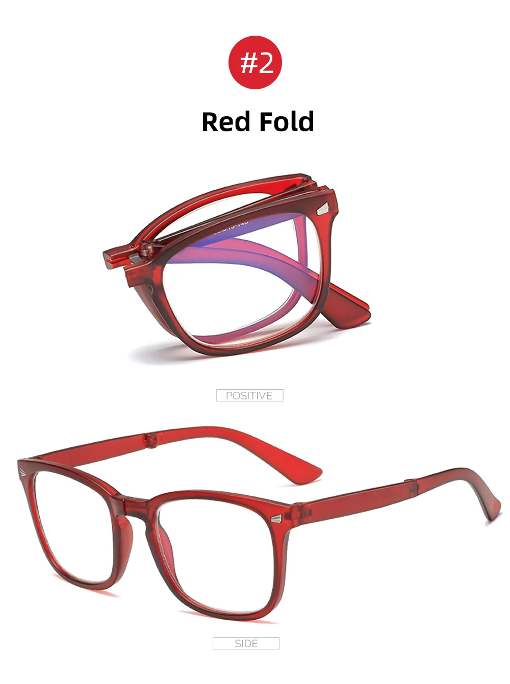 VIVIBEE Faltbare Anti-Blaulicht-Brille für Herren, quadratisch, klassischer schwarzer Rahmen, Computerbrille 2026 für Damen – Detail 10