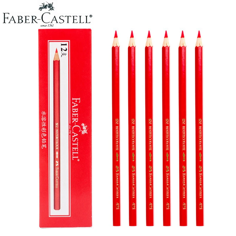 Faber castell 12 шт. 3 цвета нетоксичный Lapis De Cor профессиональный цветной карандаш для