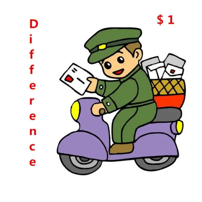 

Make up the difference./ USD 1