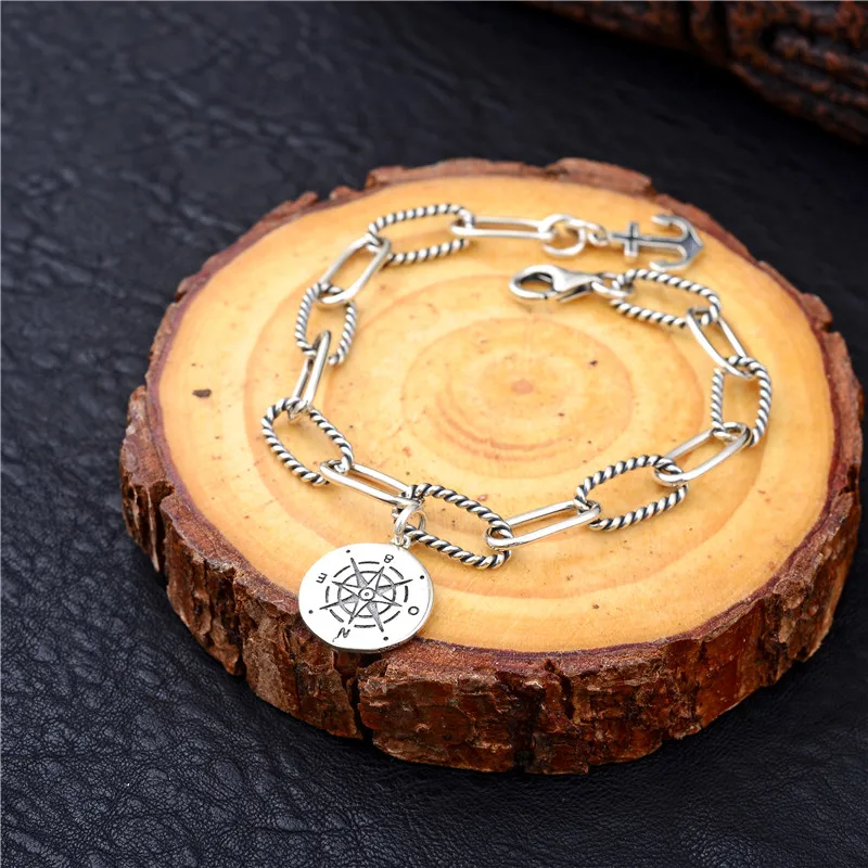 

2019 new style 100% sterling silver S925 pendant fashion boutique women's bracelet silver 925 fashion jewelry