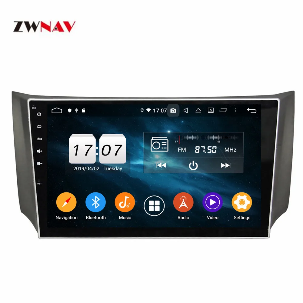Android 9 PX5 PX6 Автомобильный gps навигатор Автомобильный dvd-плеер для Nissan Sylphy 2012- мультимедийный плеер радио магнитофон головное устройство