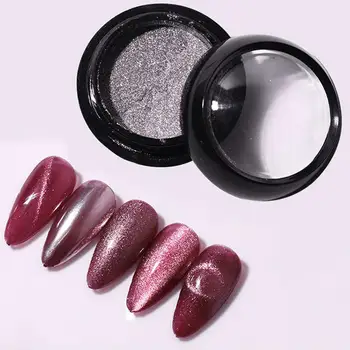 

BellyLady 1PC Nail Glitter Powder Magnets Eyes Mirror Wide Quicksand 9 D Magic Effect Manicure DIY Art Decoration