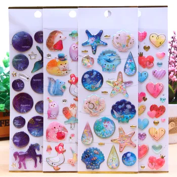 

Fantasy Crystal Epoxy Sticker DIY Decorative Stickers for Diary Scrapbooking Phone Case Decor JR Deals