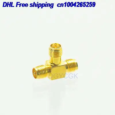 DHL 100 шт. конверсионный адаптер RPSMA типа мама в 2x Мама для антенного разъема 22ds |