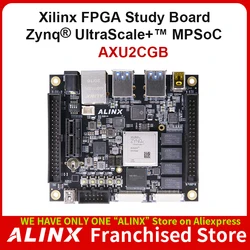 ALINX – carte FPGA Xilinx Zynq ultra + MPSoC ZU2CG, avec ventilateur personnalisé vitis ai DPU 2 go DDR4 8 go EMMC 