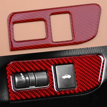 

Red Carbon Fiber Rear Trunk Switch Frame Trim Cover Sticker Fit For Subaru BRZ Toyota 86 2013 2014 2015 2016 2017