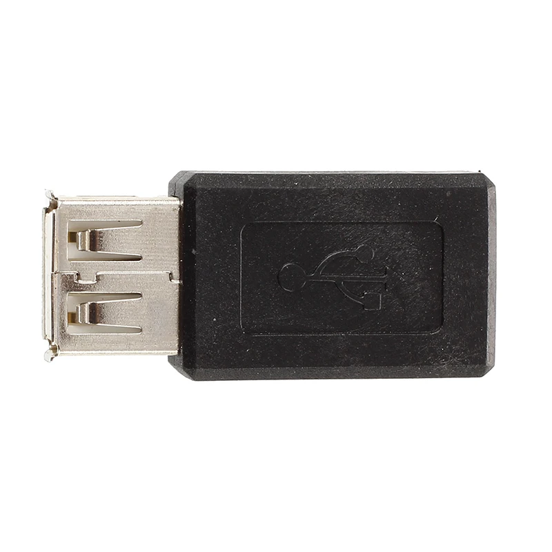 Черный Переходник USB 2,0 типа A для Micro USB B