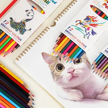 

Color Pencils / Water-soluble Color Leads / Children's Color Pencils 12 Color Pencils / Art Supplies / Painting Supplies